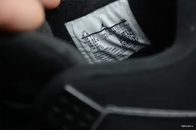 Rep TBkick 4 Cat Jordan Air (2020) Black CU1110-010 0602